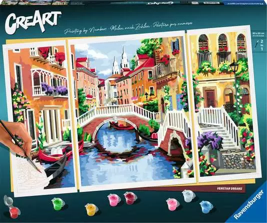 CreArt Venezianische Träume - Malen nach Zahlen für Erwachsene