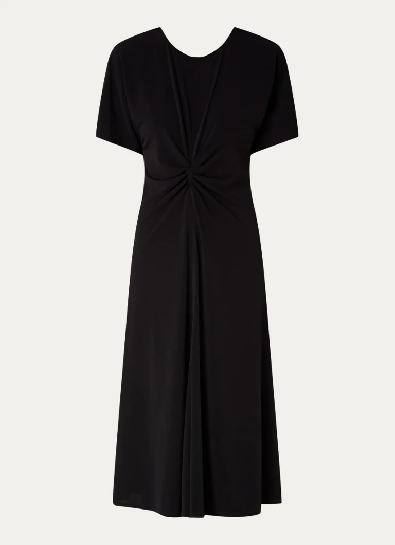 Vestido midi de Ba&sh con detalles plisados