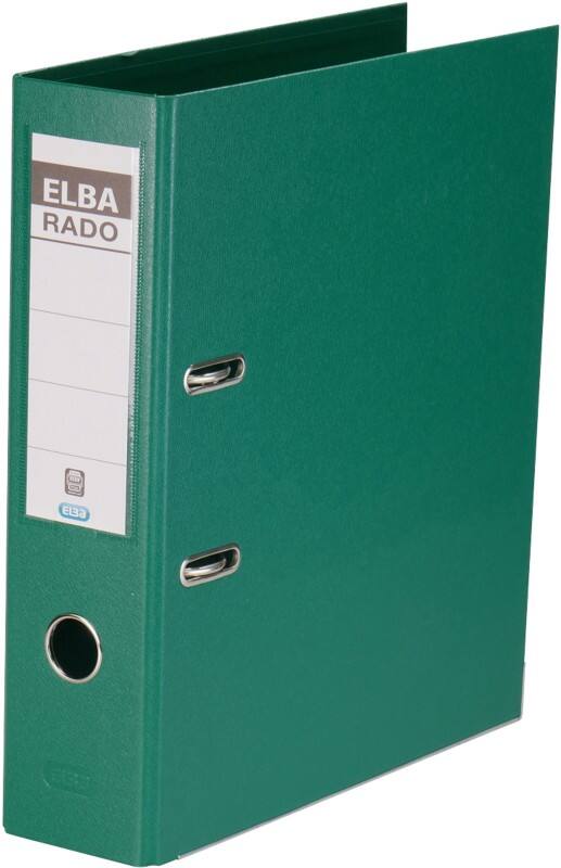 ELBA Rado Plast Ordner DIN A4 80 mm Grün 2 Ringe 10 497 PVC (Polyvinylchlorid) Hochformat