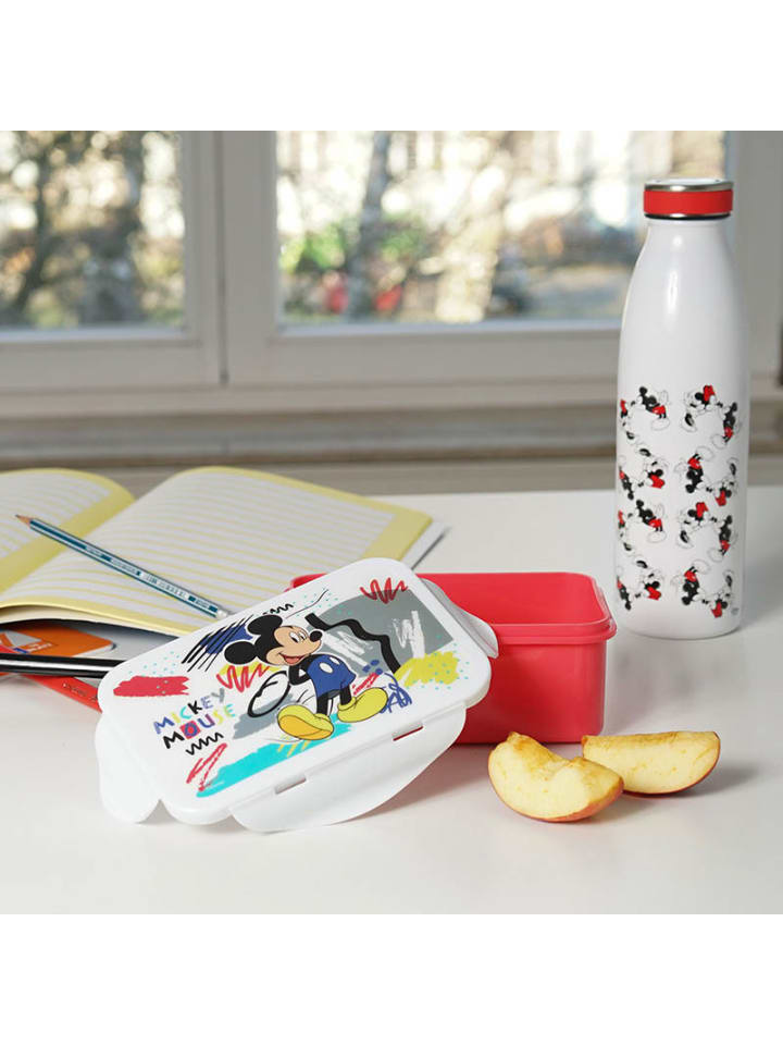 Geda Labels Brotdose Mickey & Friends in Rot - 16x10,5x6,5cm günstig kaufen onesize