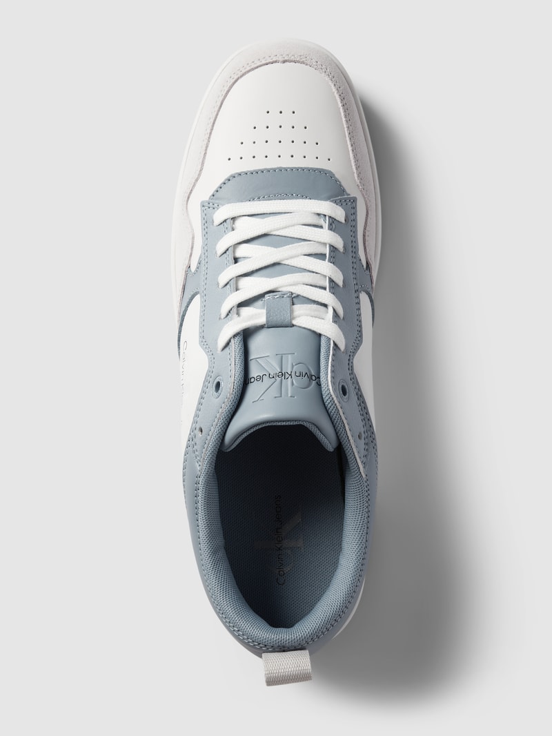 Sneaker mit Label-Detail Modell 'BASKET CUPSOLE' in hellblau