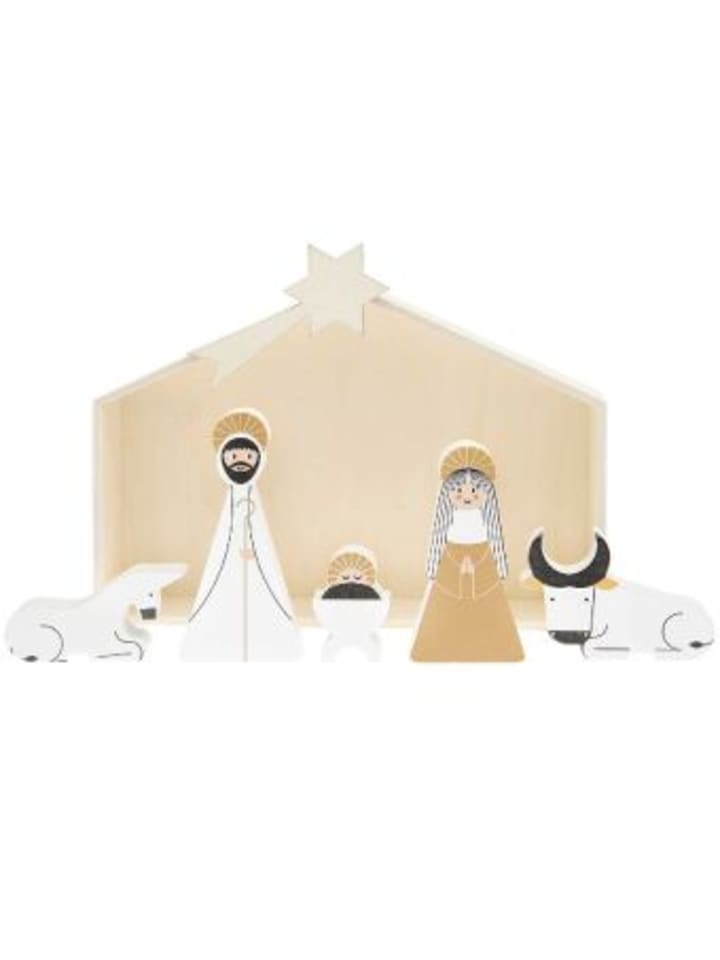 Rico Design Nonbook - Holz-Krippen-Set, 6 teilig günstig kaufen onesize
