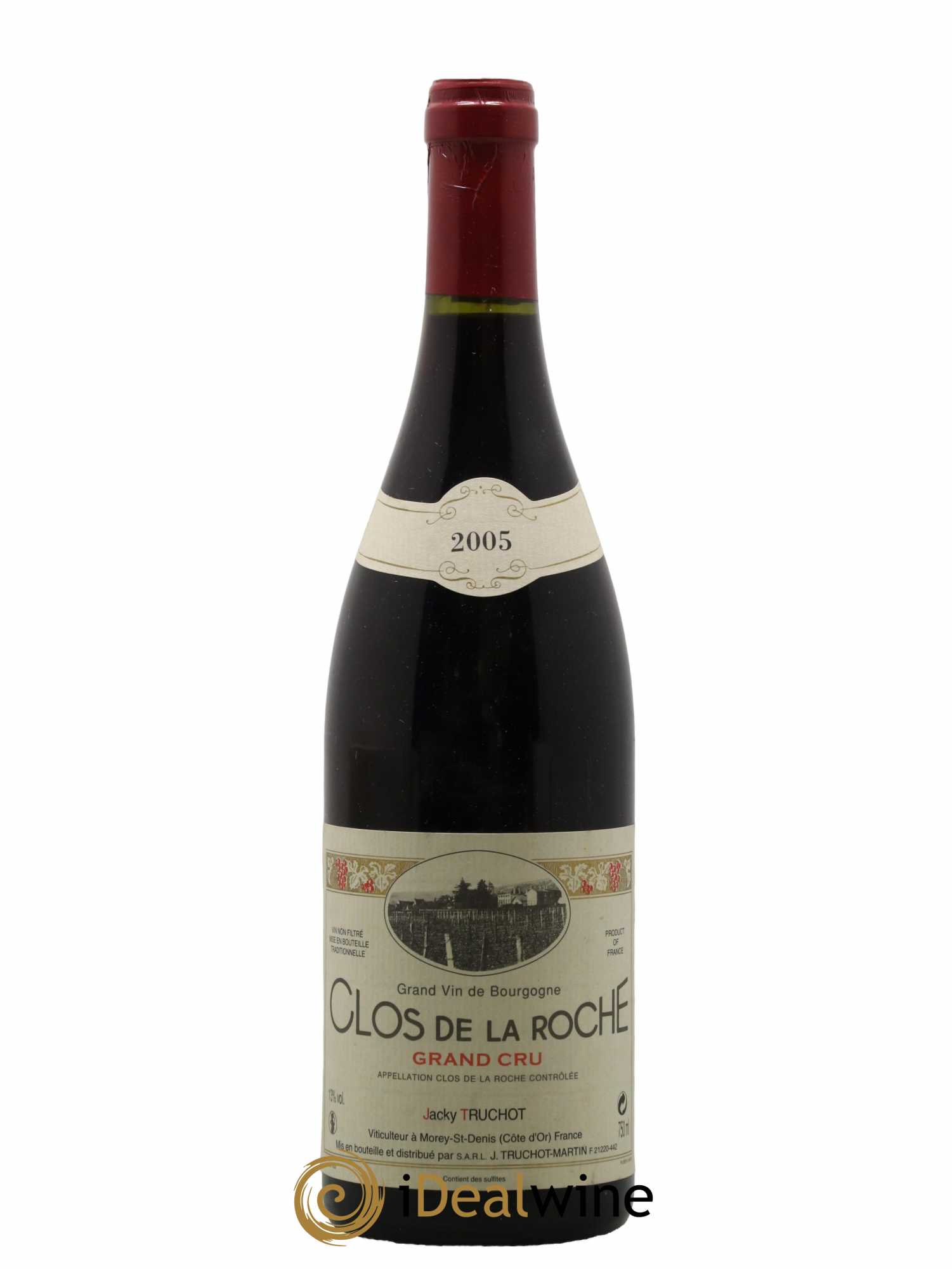Clos de la Roche Grand Cru Jacky Truchot  2005 - Lot de 1 Bouteille