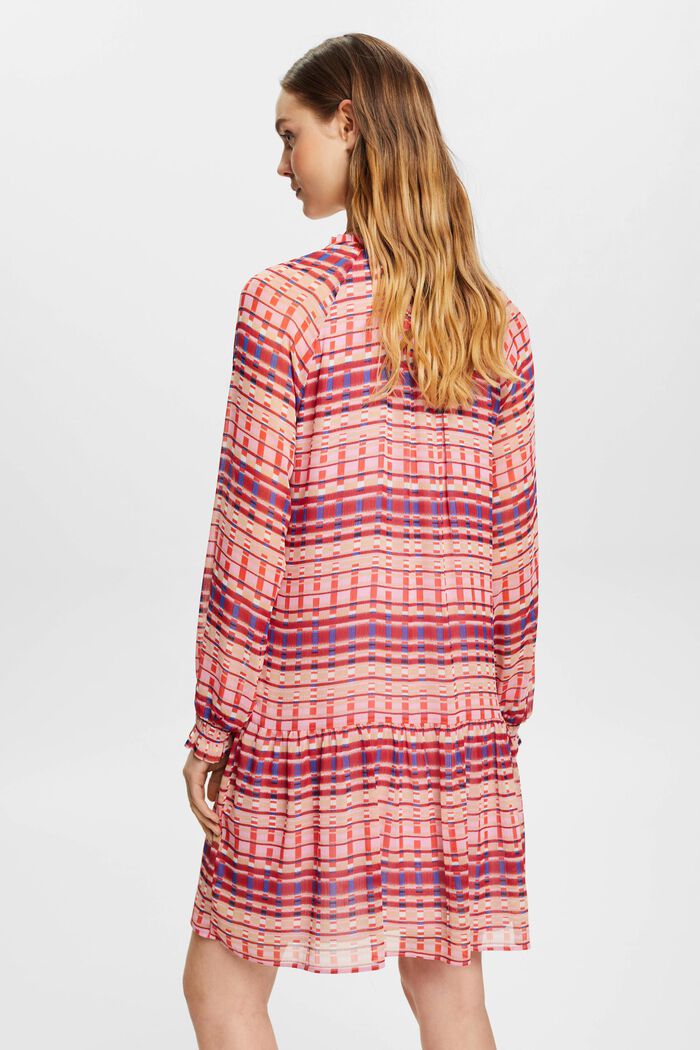 Gemustertes Midikleid aus Chiffon