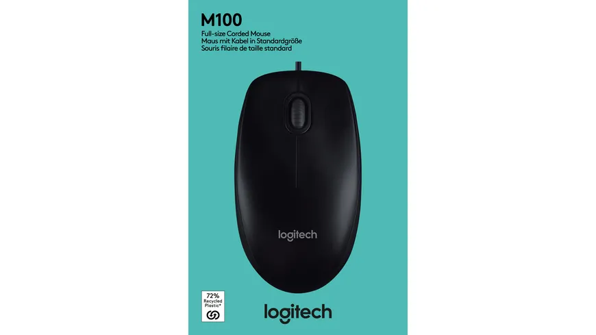 Maus M100, USB, anthrazit