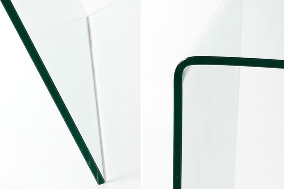 riess-ambiente Schreibtisch FANTOME 120cm transparent, Arbeitszimmer · Glas · Modern Design · Home Office