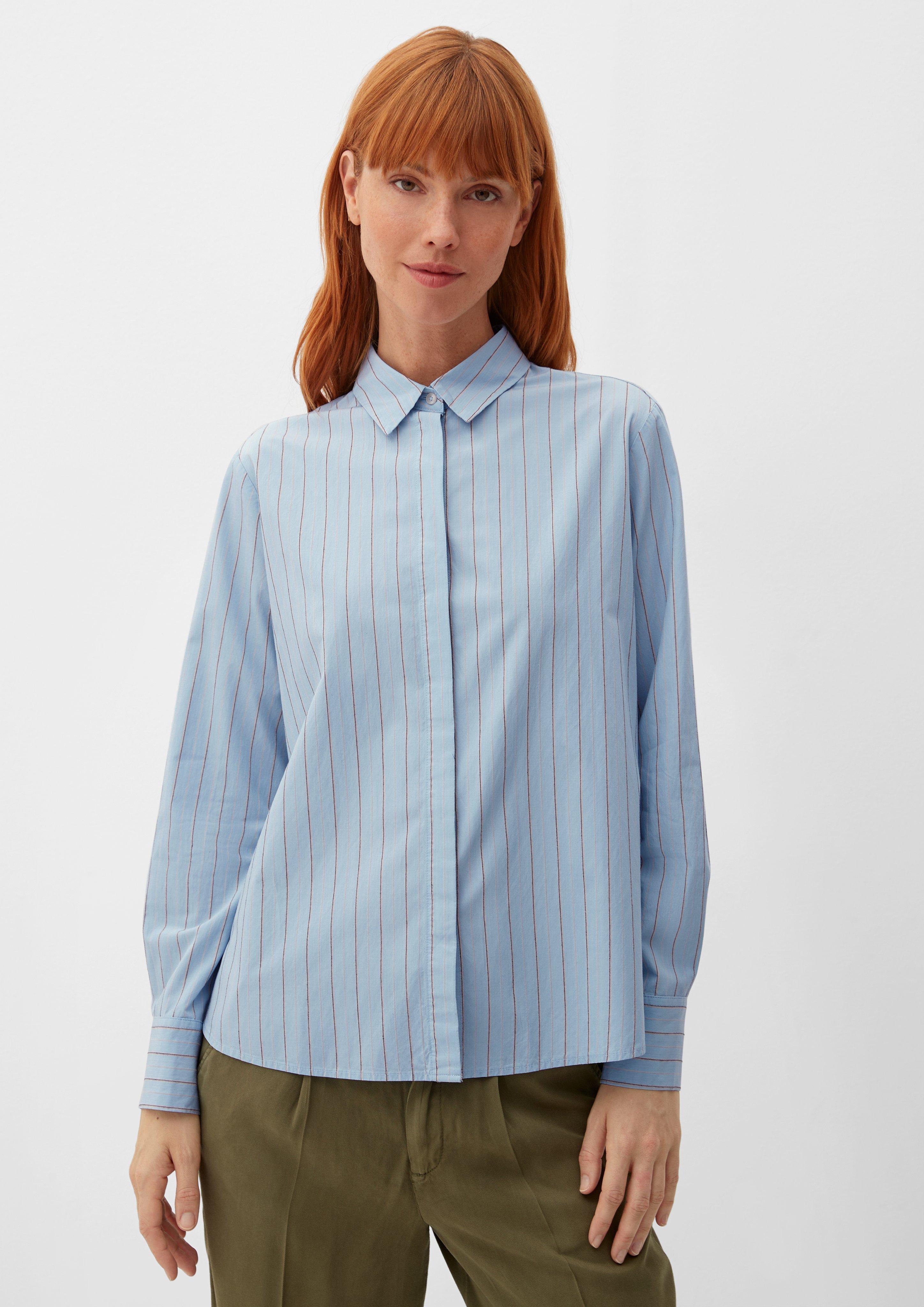 Rayonbluse mit Streifen  2128357-50G0