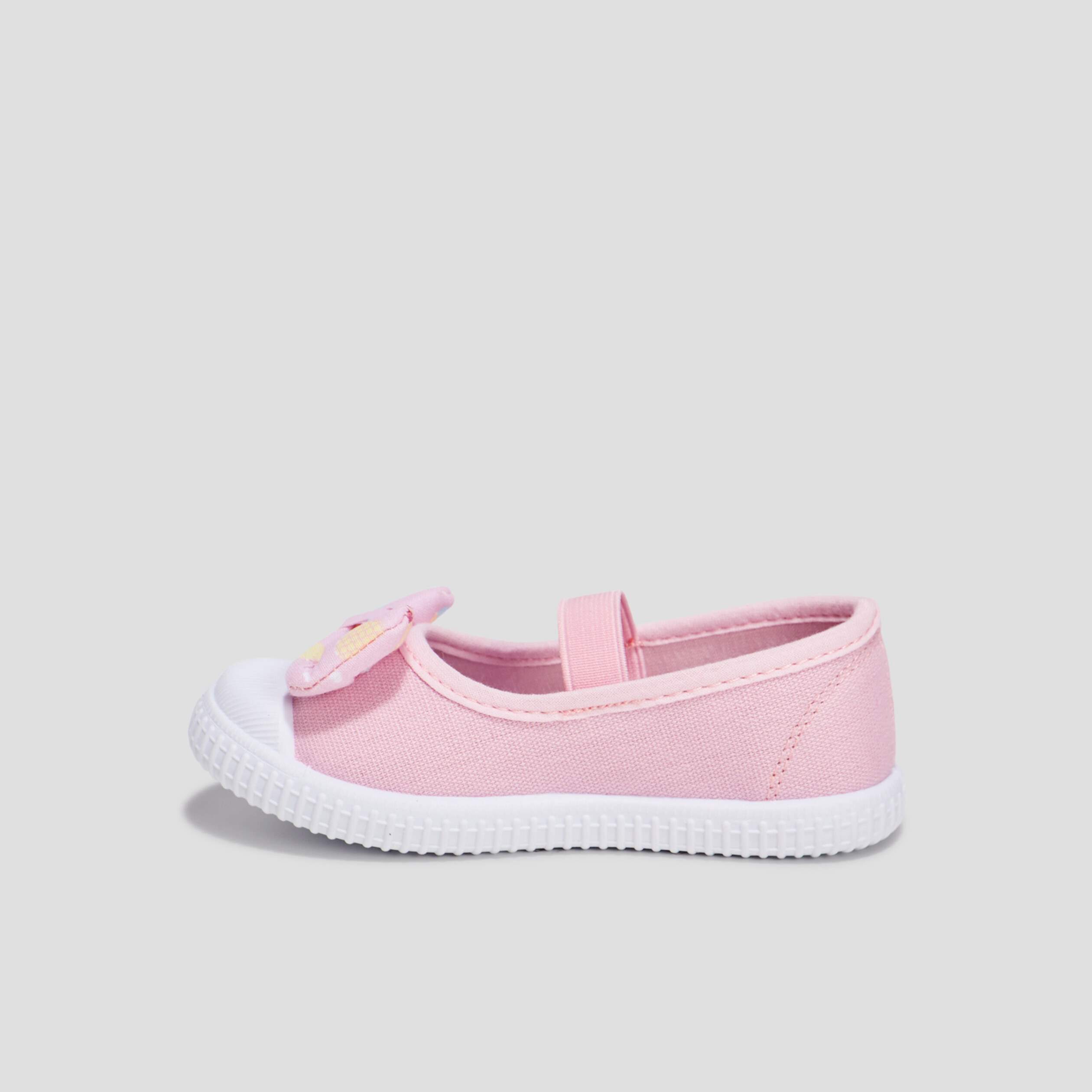 Babies en toile avec noeuds rose fille | La Halle