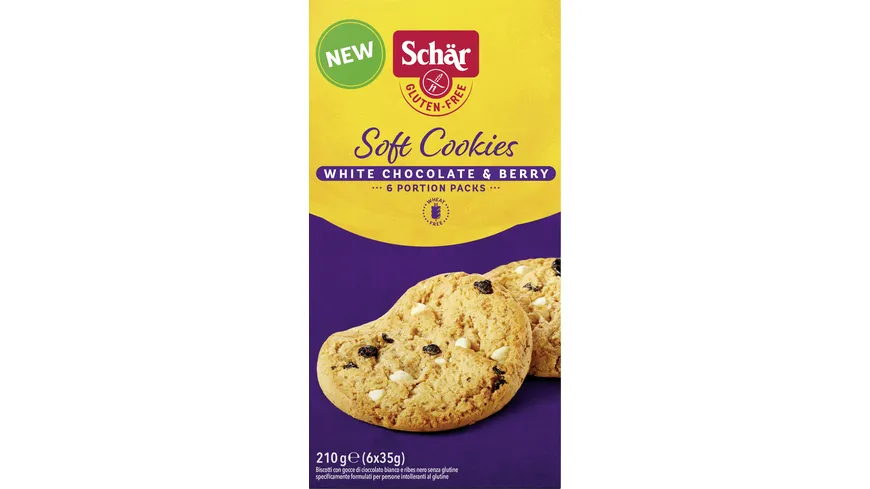 Schär Soft Cookie White Chocolate 210 g