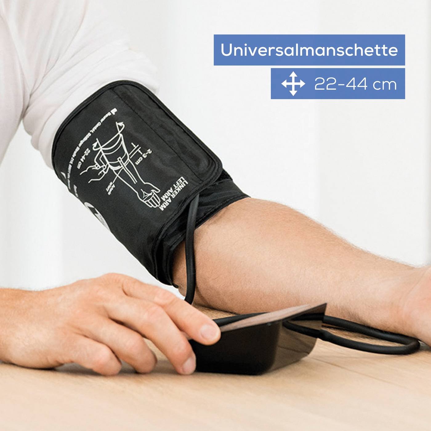 Beurer Oberam-Blutdruck-messgerät BM 54-Bluetooth® Oberarm-Blutdruckmessgerät mit Risiko-Indikator