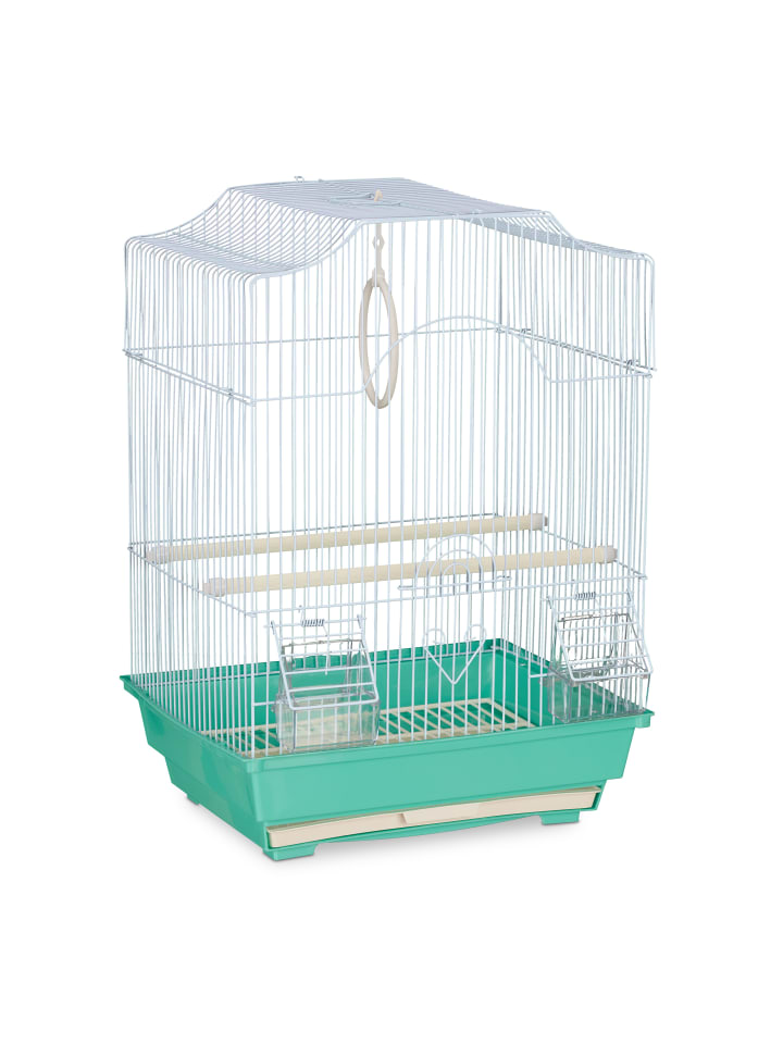 relaxdays Vogelkäfig in Hellblau/Mintgrün - (B)35 x (H)49,5 x (T)32 cm günstig kaufen onesize