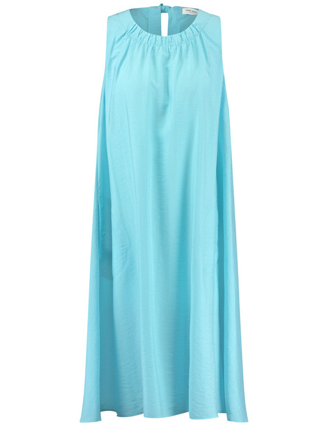 Ärmelloses Kleid mit Faltendetail