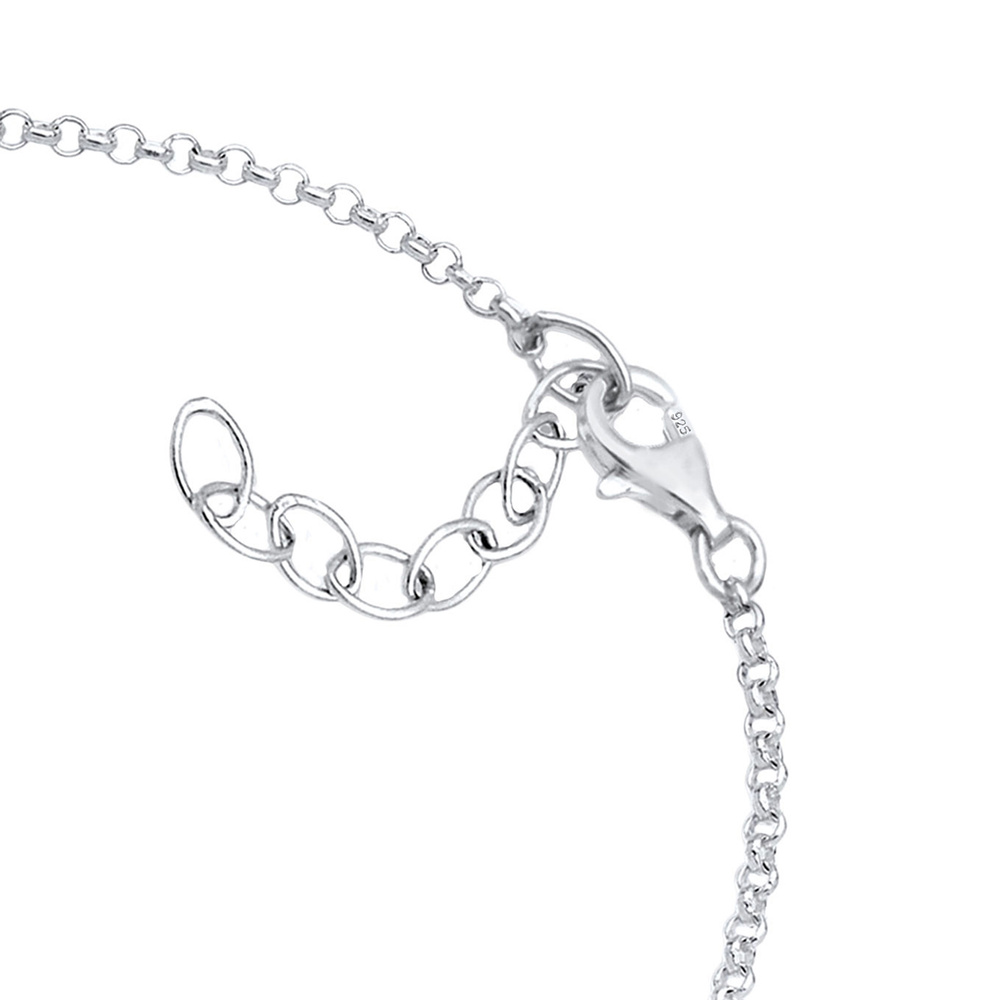 Elli Elli Bracelet de Cheville Seestern Kristalle 925 Sterling Silber Bijoux