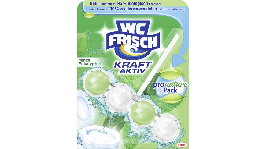 WC FRISCH Kraft-Aktiv Minze Eukalyptus