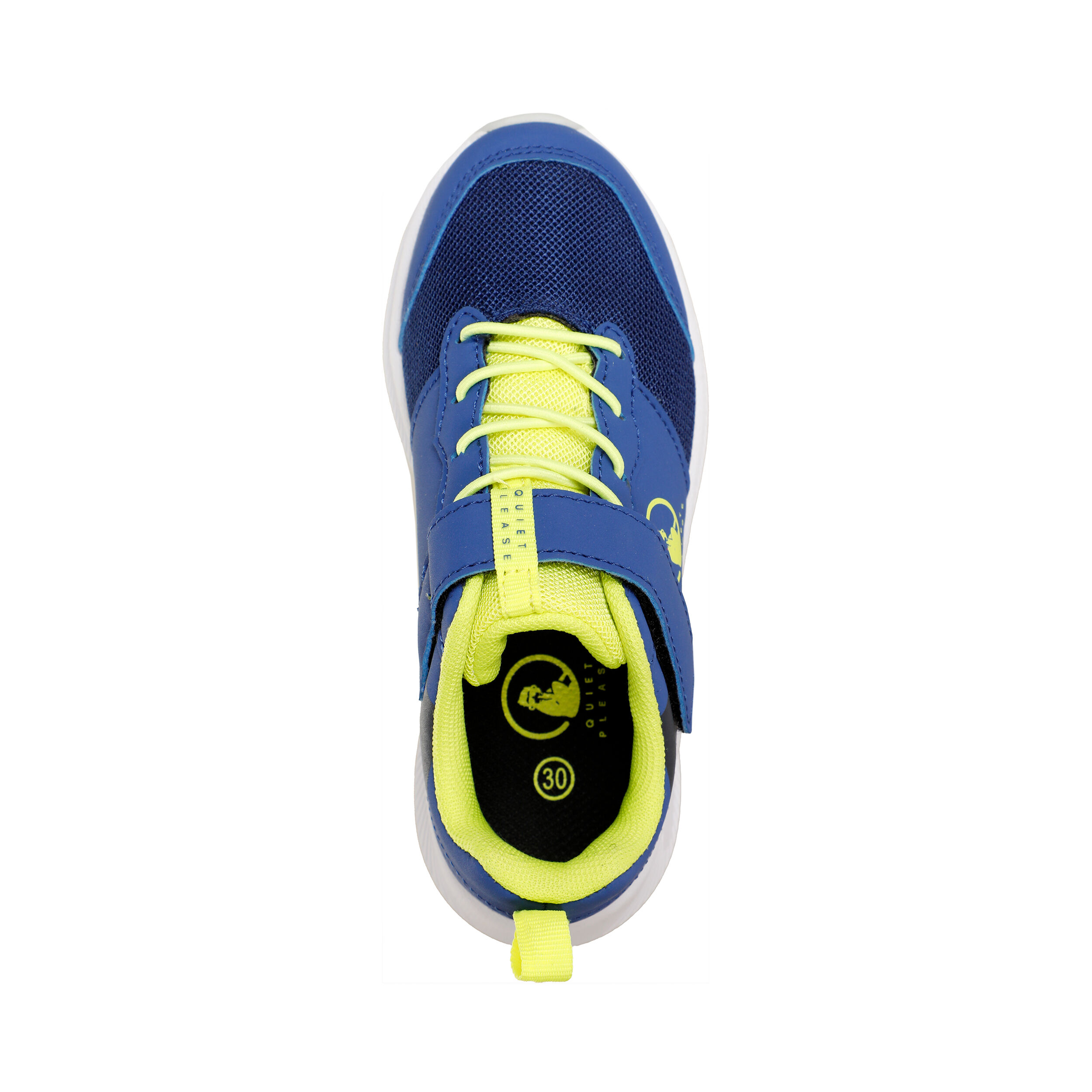 Courtstyler Velcro Allcourtschuh Kinder - Blau, Gelb