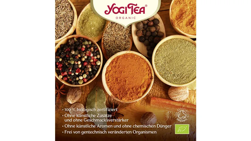 YOGI TEA Bio Geürzteemischung Tulsi Gelassenheit 34 g