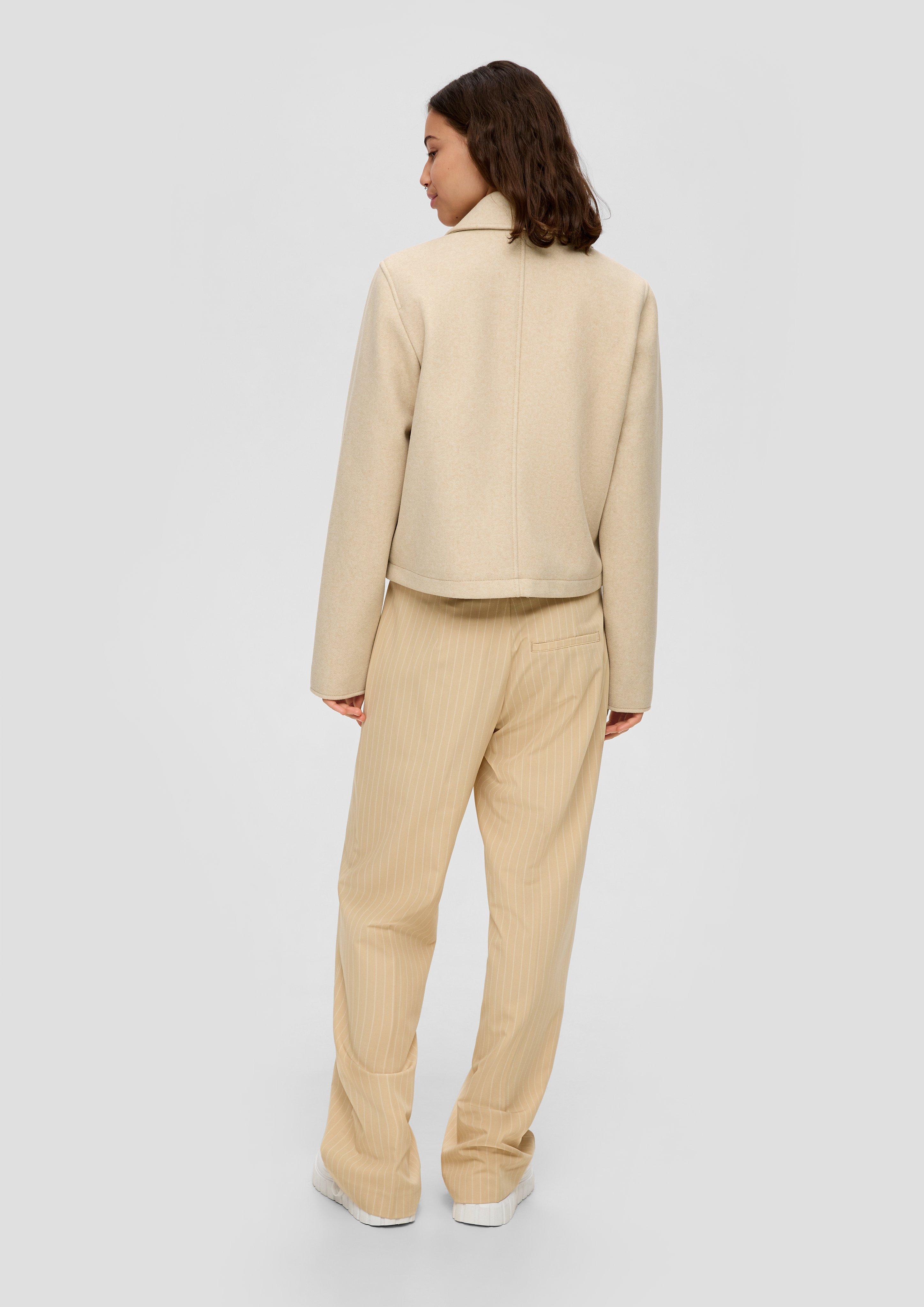 Jacke in melierter Woll-Optik  2140775-81W0