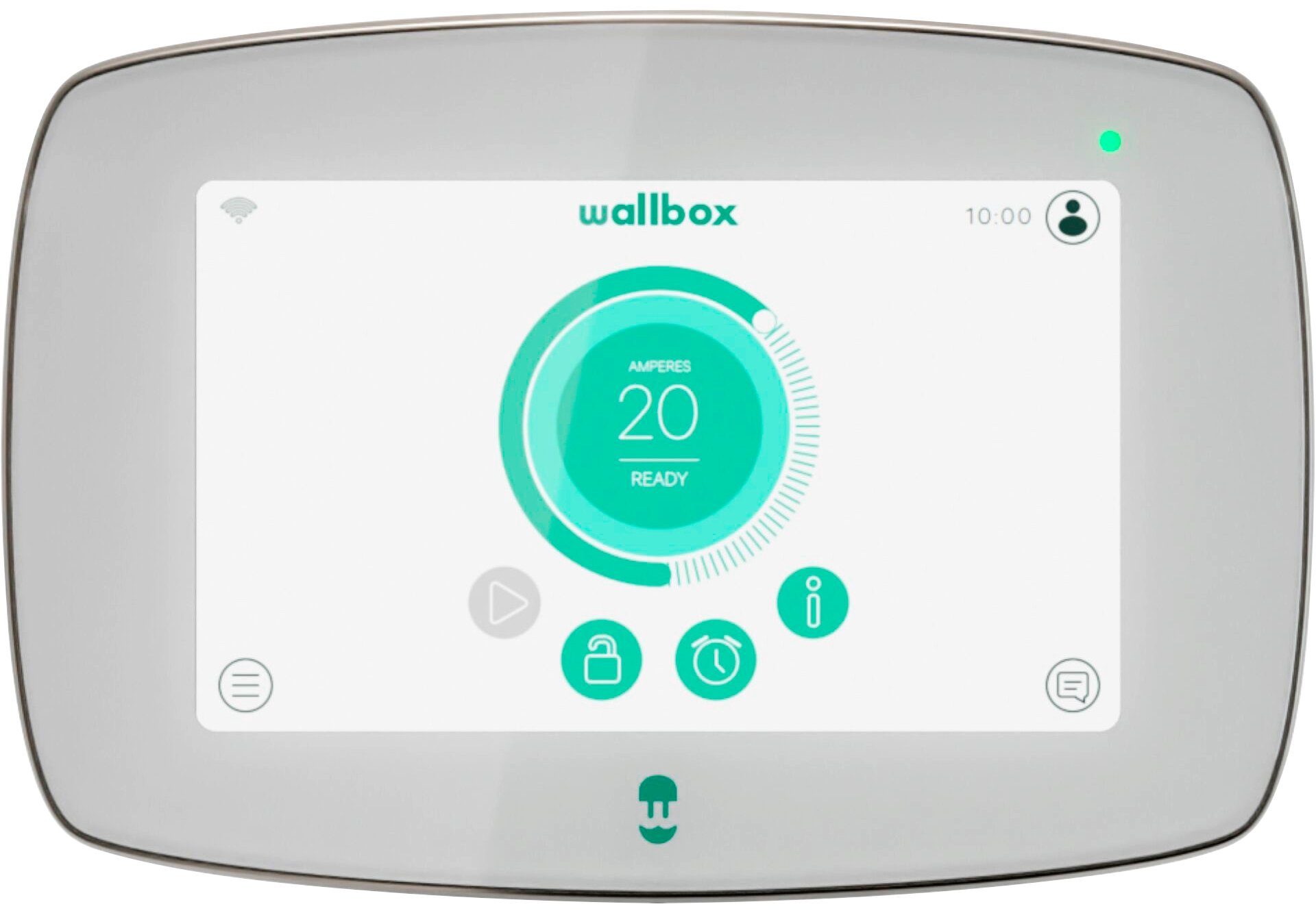 Wallbox stationär Elektroauto-Ladestation Commander 2, 7,4kW / 32A, 7,4kW, Type 2, 5m Kabel, weiß