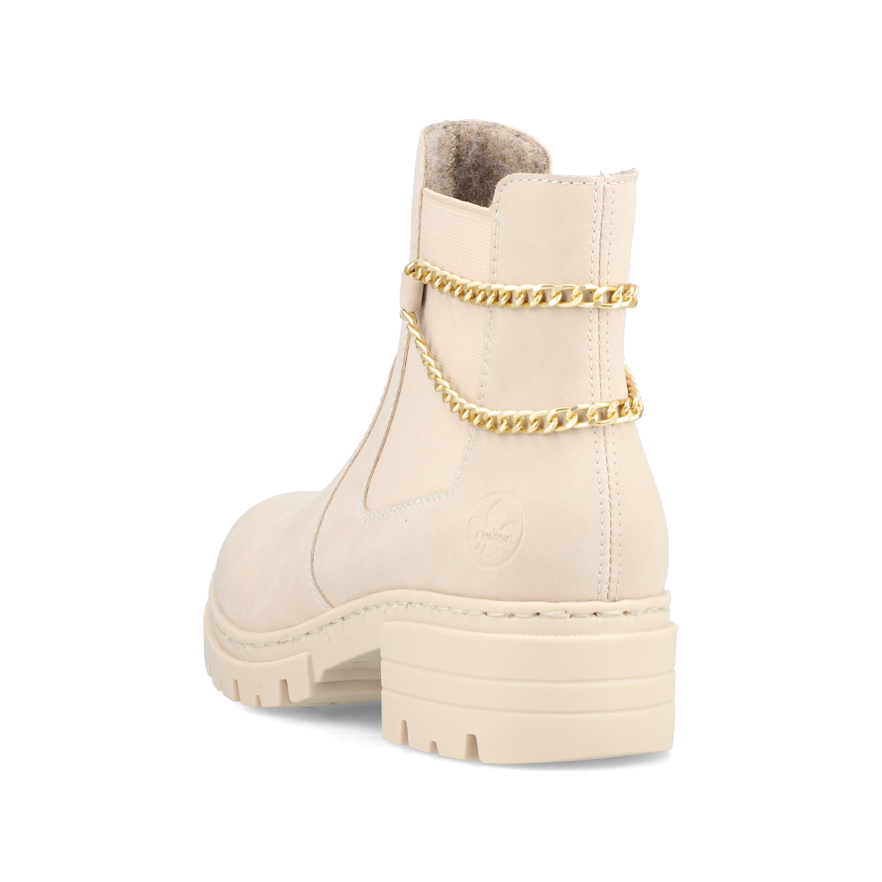 Rieker Damen Chelsea Boots hellbeige