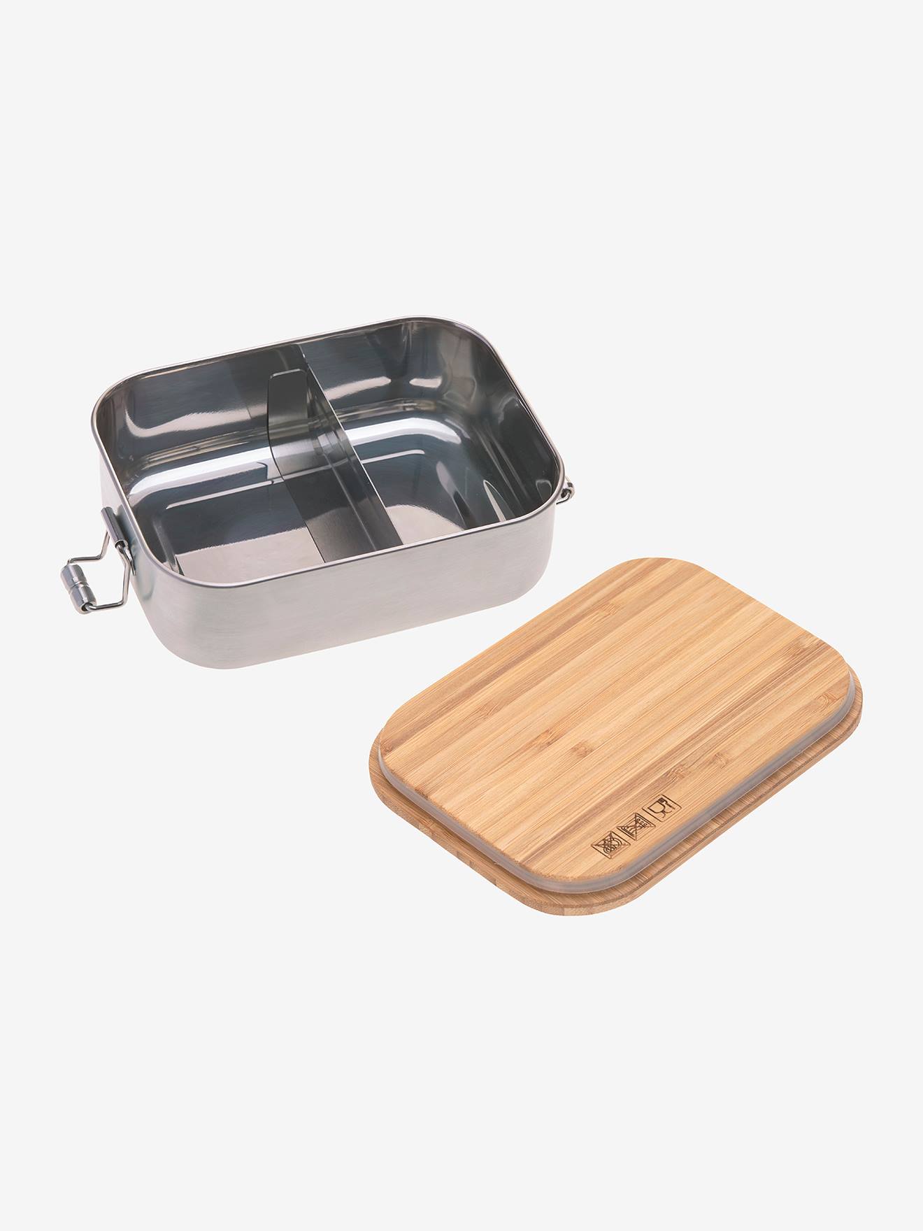Boîte à goûter LÄSSIG inox bambou adventure