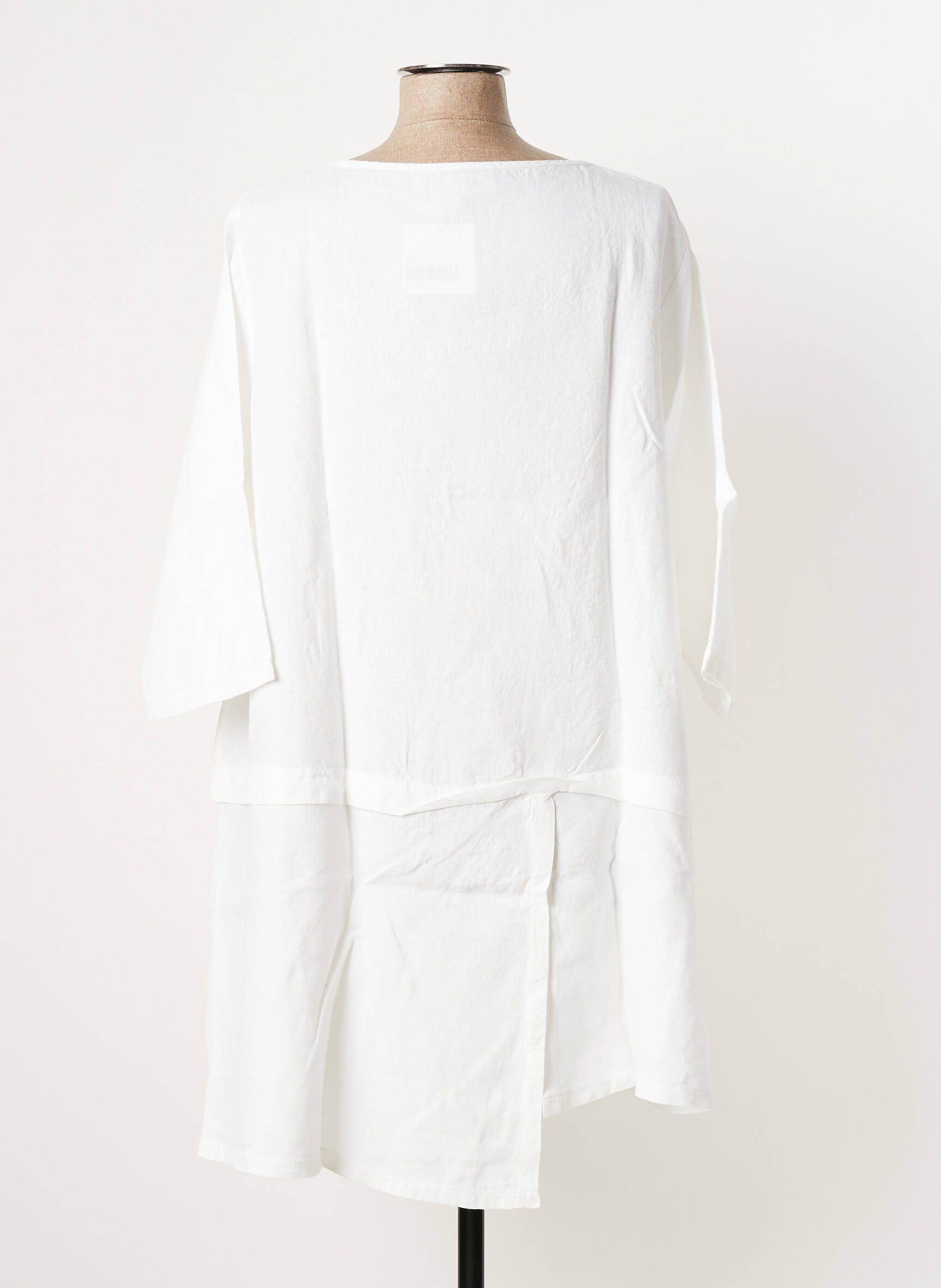G Oze Tuniquemanchelongue Femme couleur blanc