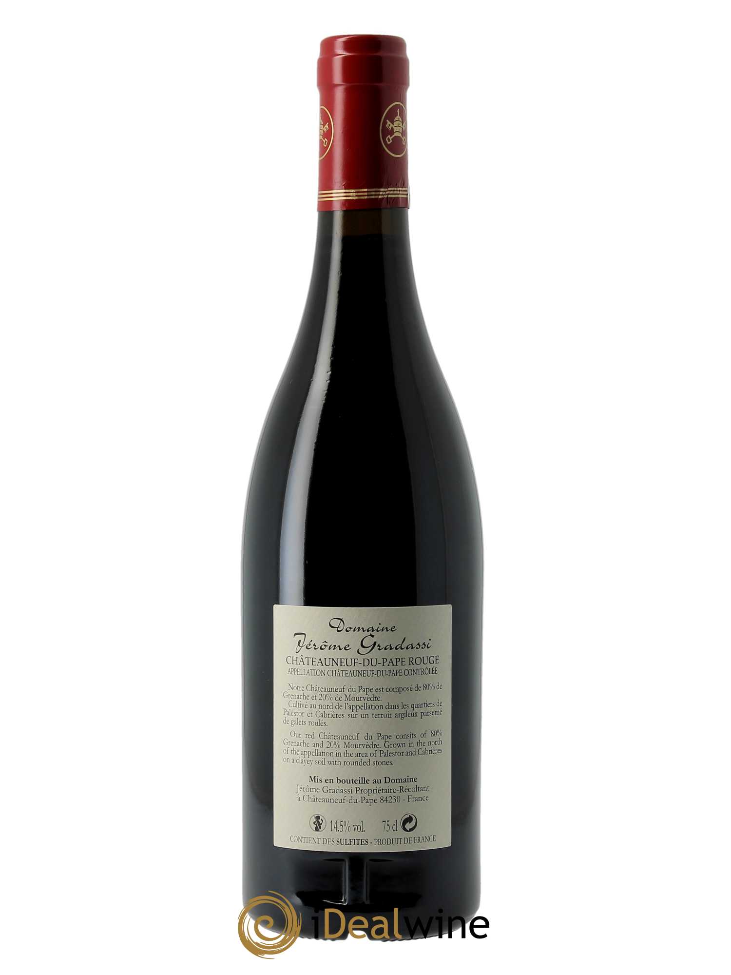 Châteauneuf-du-Pape Jérôme Gradassi  2020 - Lot de 1 Bouteille