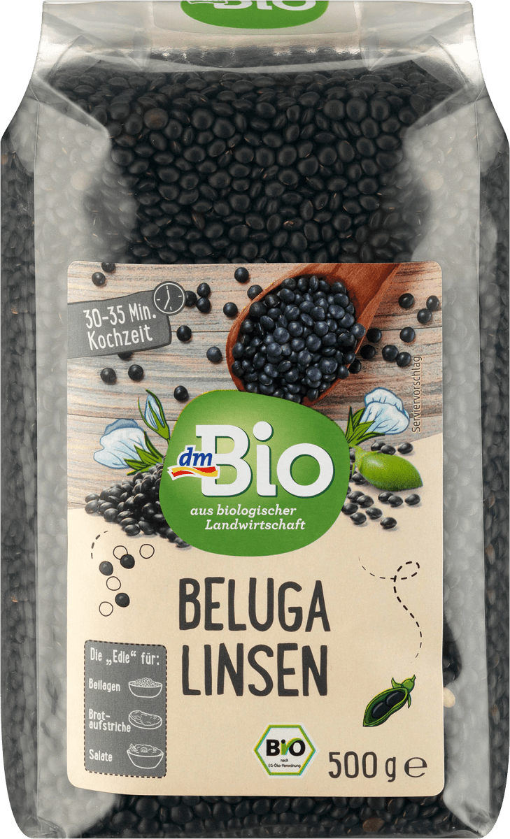 Beluga Linsen, 500 g