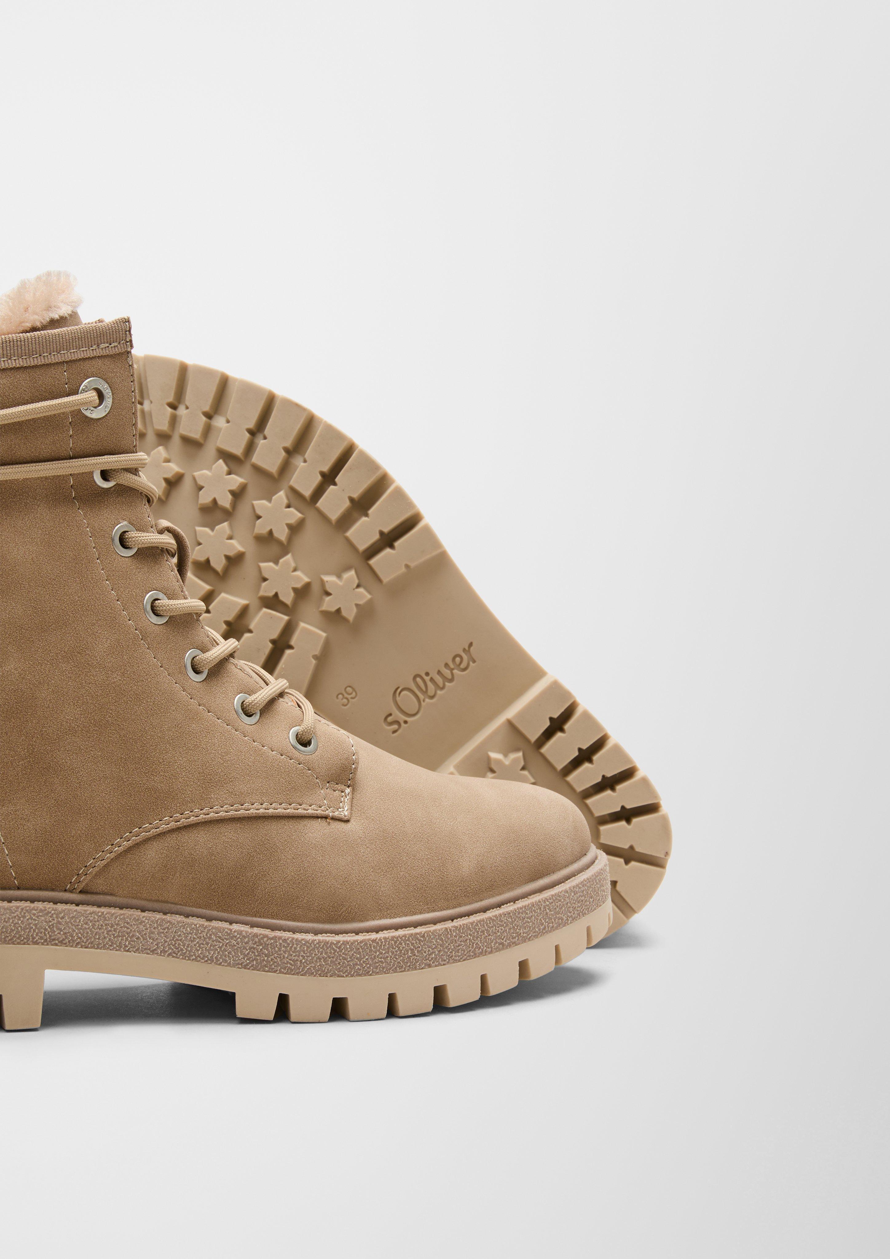 Gefütterte Boots aus Lederimitat  6006578-440