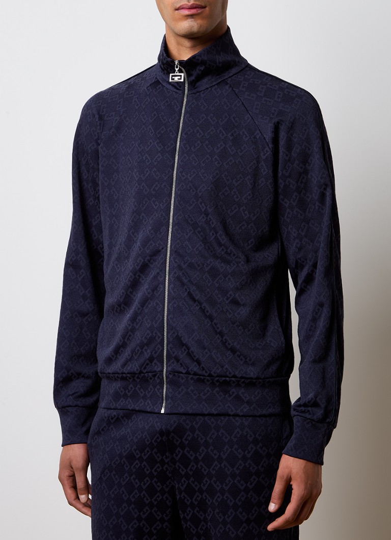 Givenchy treningsjakke med logotrykk og sidelommer