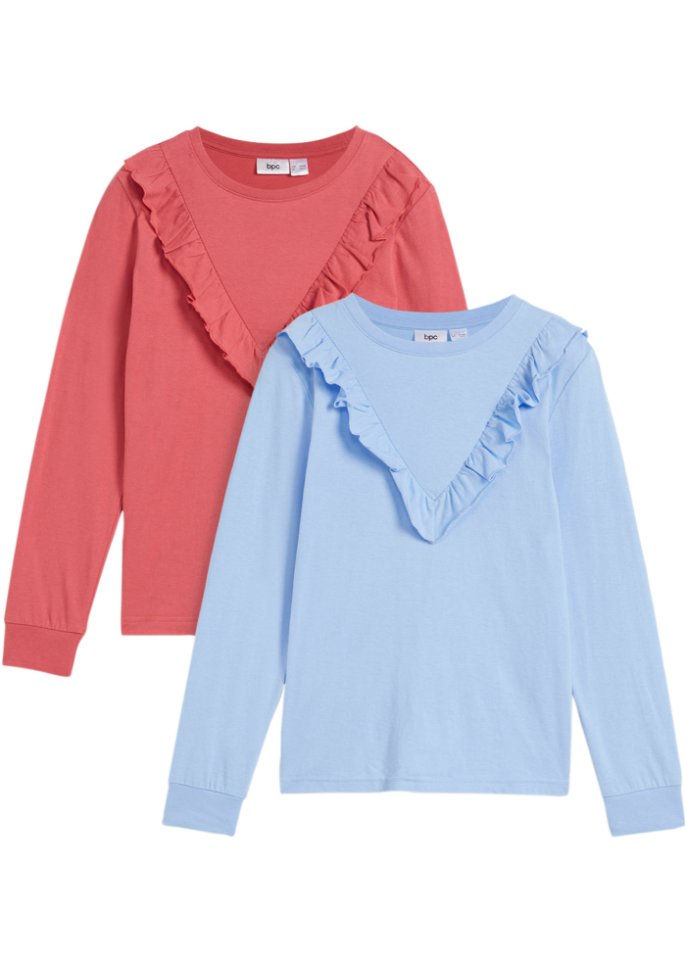 Langarmshirt (2er Pack)