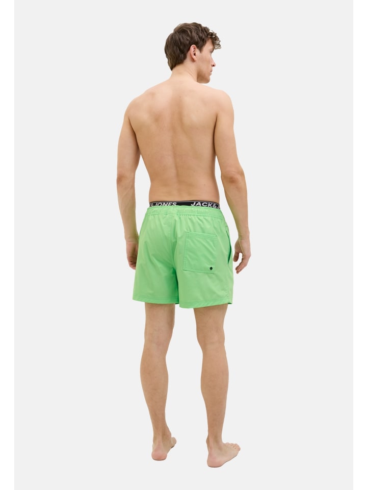 Jack & Jones Bade-Shorts 'Maui' in grün günstig kaufen