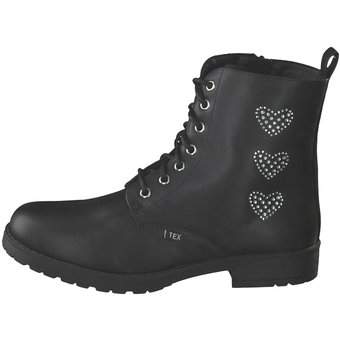 Puccetti Schnür Boots in schwarz