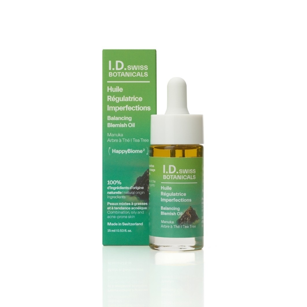 ID Swiss Botanicals Blemish Regulating Oil Rich in Manuka and Tea Tree