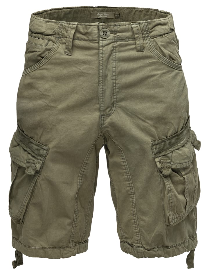 Amaci&Sons Cargoshorts LACKAWANNA in Olive günstig kaufen