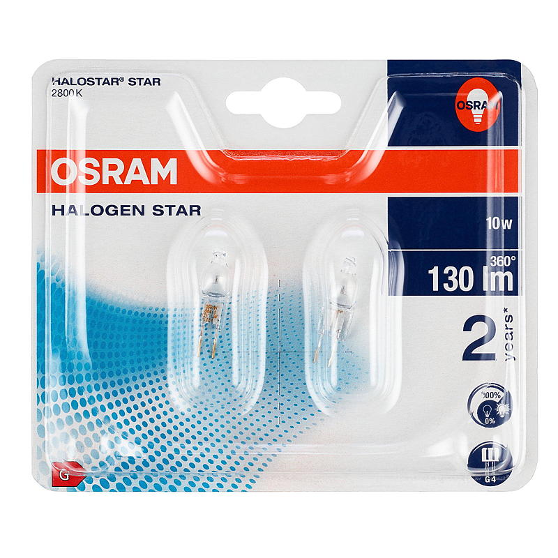 Osram Halogenpære 145 lm 2-pk G4