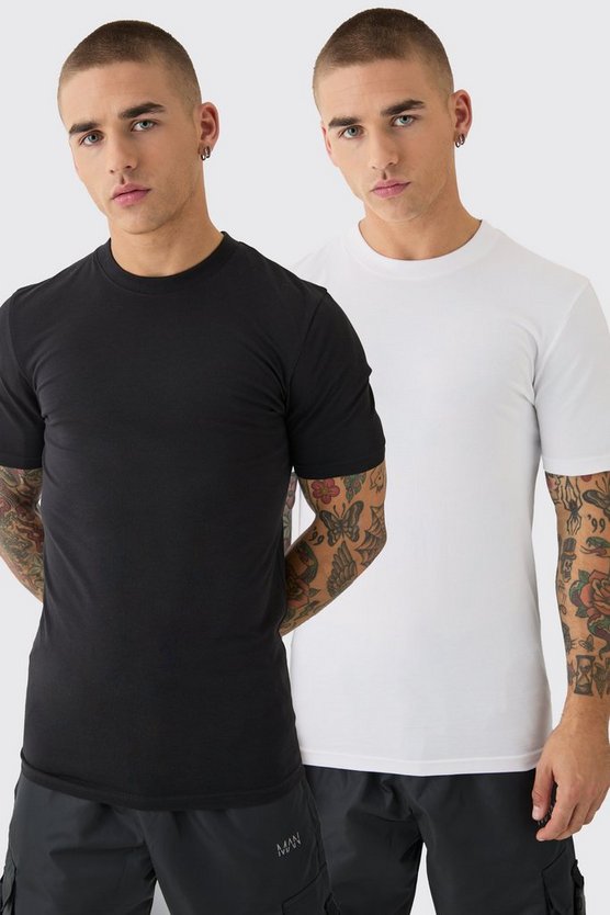 2er-Pack Muscle-Fit T-Shirt