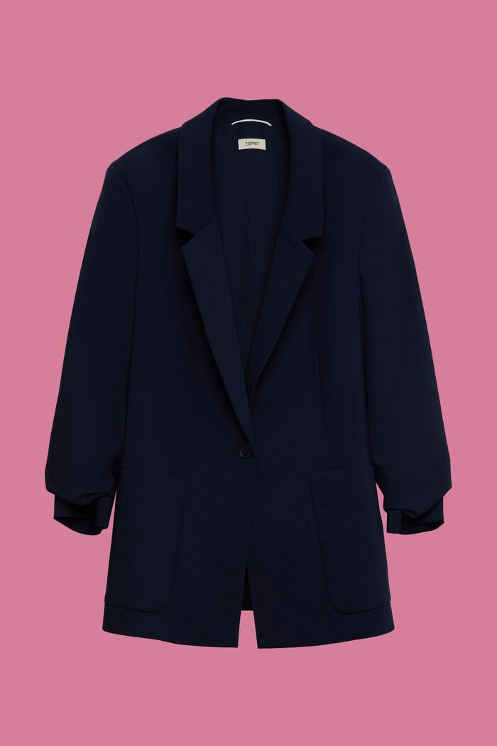 Blazer mit drapierten Ärmeln