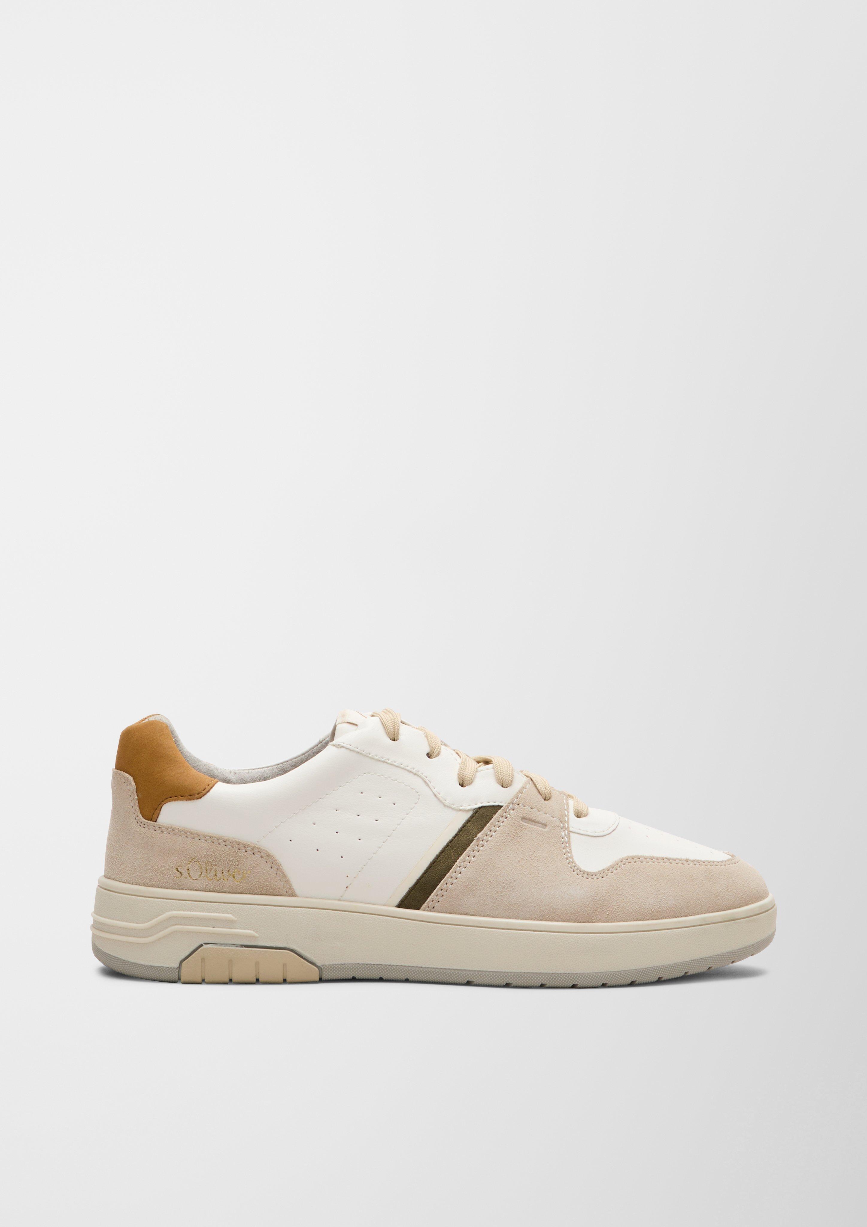 Sneaker aus Ledermix  6007302-100