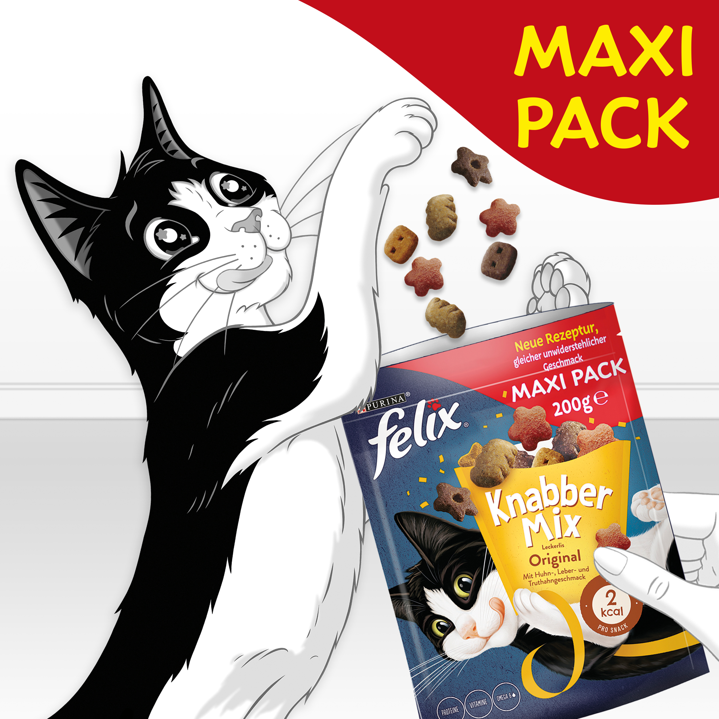 Felix Snacks Felix KnabberMix 5x200g Original
