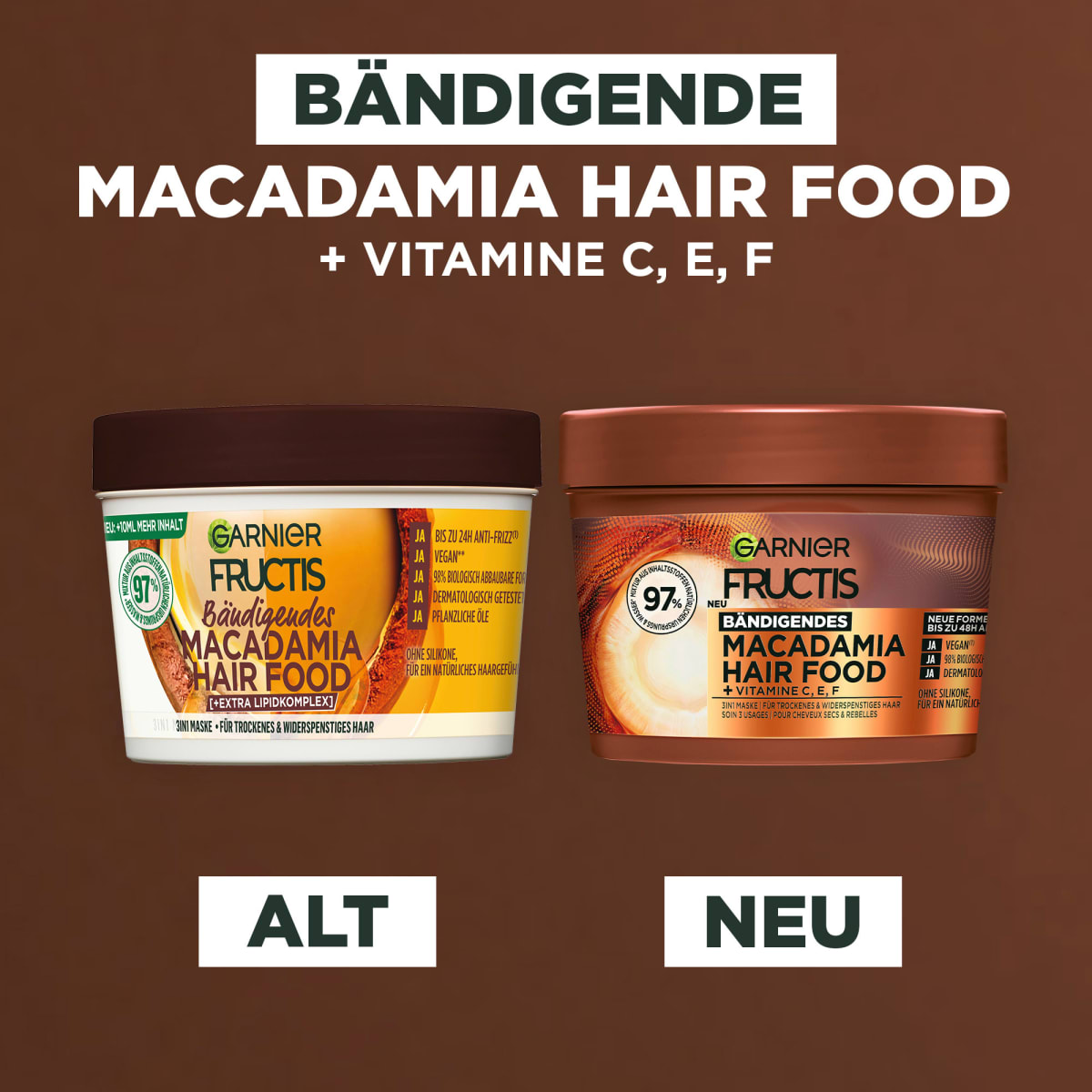 Haarkur Macadamia Hair Food 3in1 Maske, 400 ml