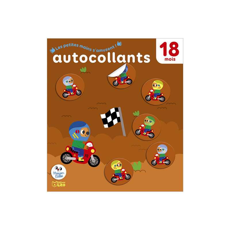 Pochette Autocollants petites mains les véhicules - Lito