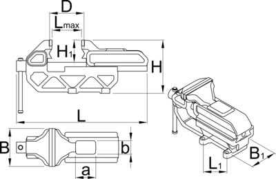 Unior 621570 721/6 IRONGATOR Svěrák 200 mm