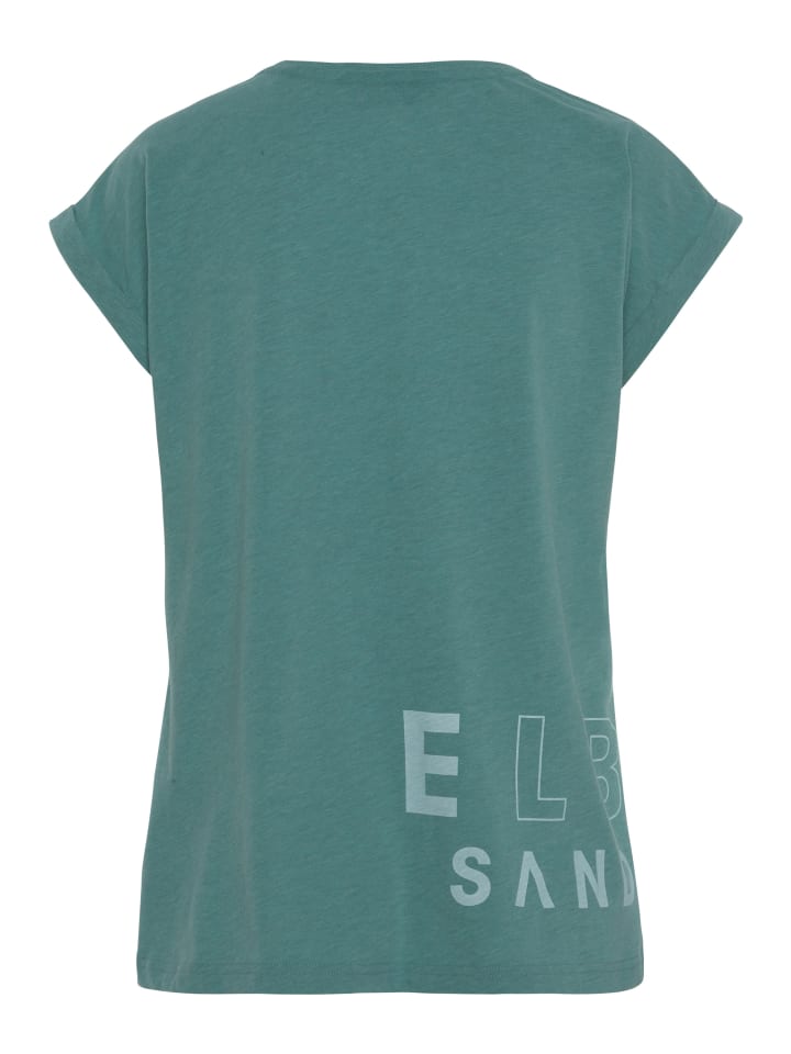 ELBSAND T-Shirt in petrol günstig kaufen
