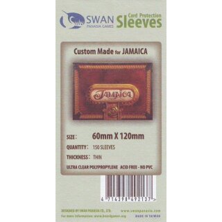 Swan Panasia Kartenhüllen 60mm x 120mm dünn (150)
