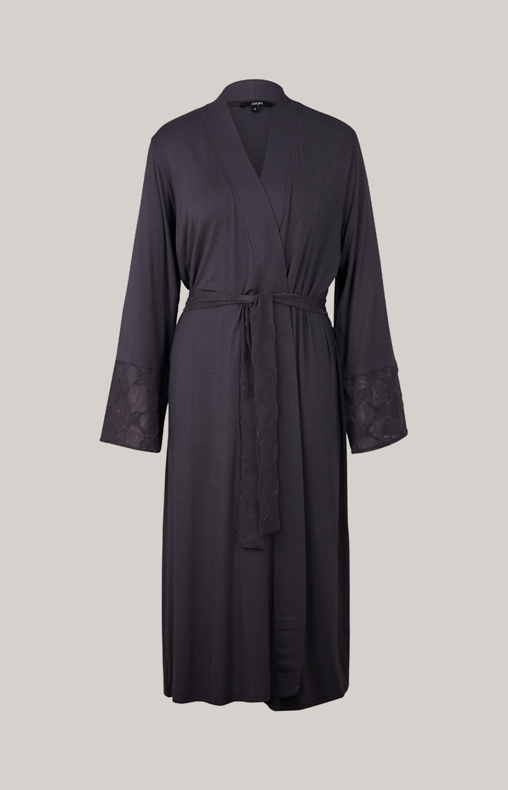 Lounge-Kimono in Anthrazit