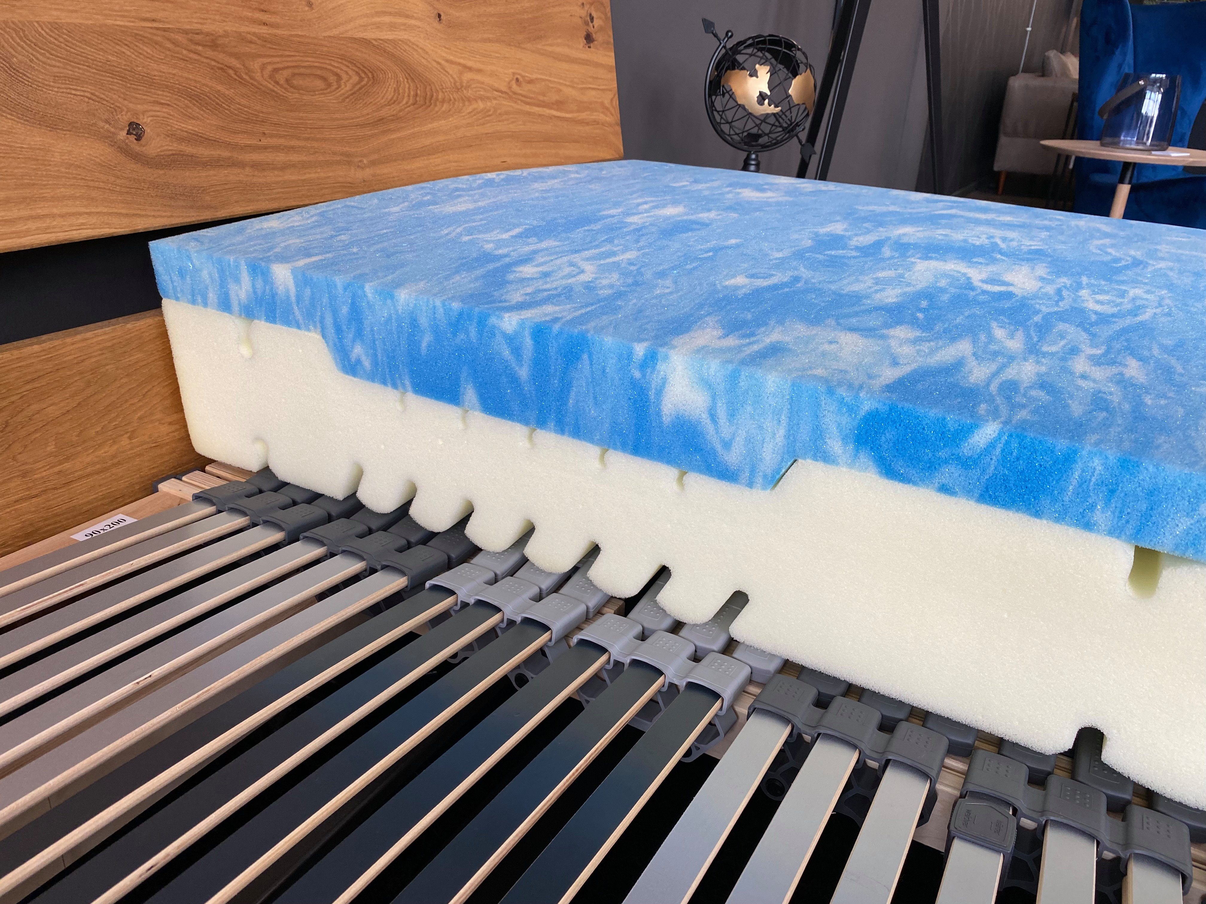 Gelschaummatratze Gowld Gel One, Gowld, (klimaregulierend, bis 200x220cm durchgehend, Höhe 22cm), ergonomisch