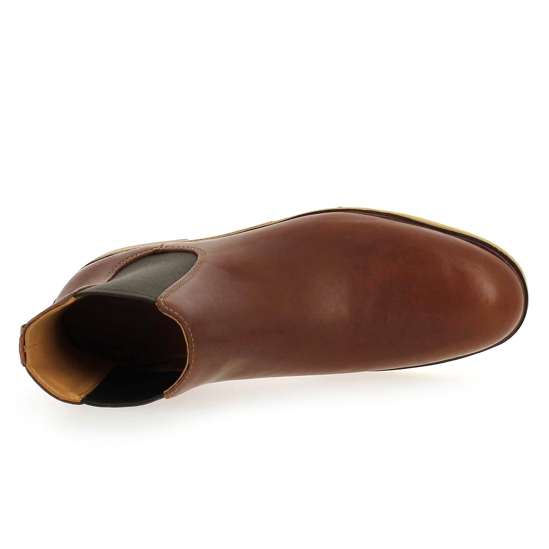 Clarks  CLARKDALE GOBI LEATHER - Cognac