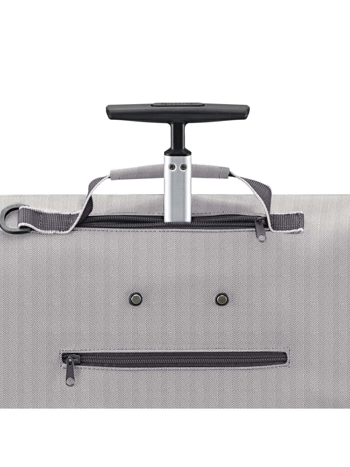 Reisenthel trolley M - Einkaufstrolley 53 cm (glossy dots black) in herringbone grey günstig kaufen onesize