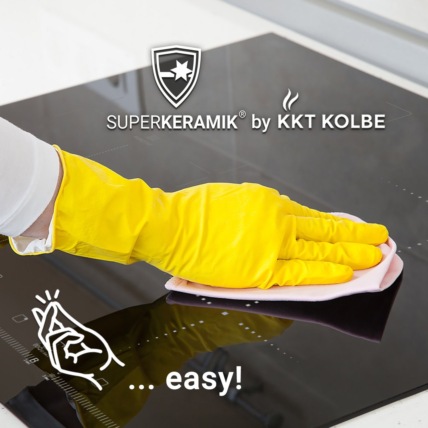 KKT KOLBE Induktions-Kochfeld IND5901FZ, 59cm / Autark / 4 Zonen / Flex-Zone / LED-Anzeige / BBQ-Funktion