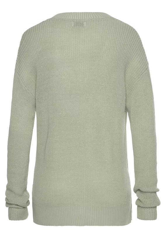V-Ausschnitt-Pullover